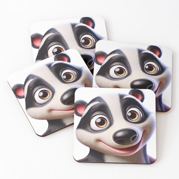 Item preview, Adorable Badger designed and sold by Sillytoe.