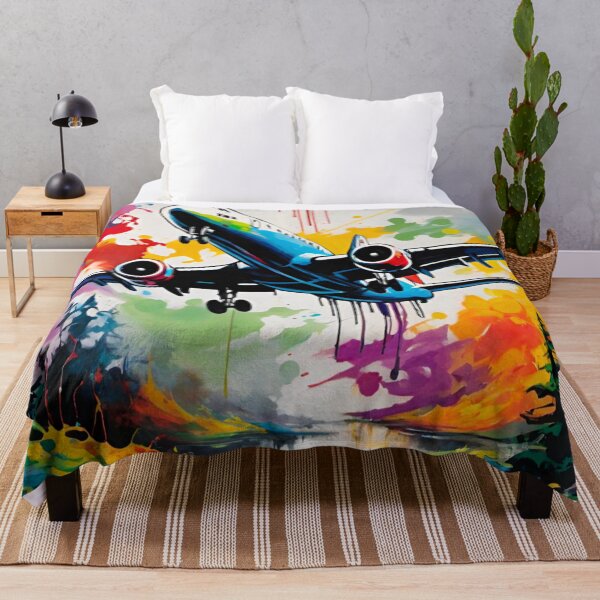 Item preview, Low-Flying Airplane Over a Serene Lake designed and sold by GrizzlyCollective.