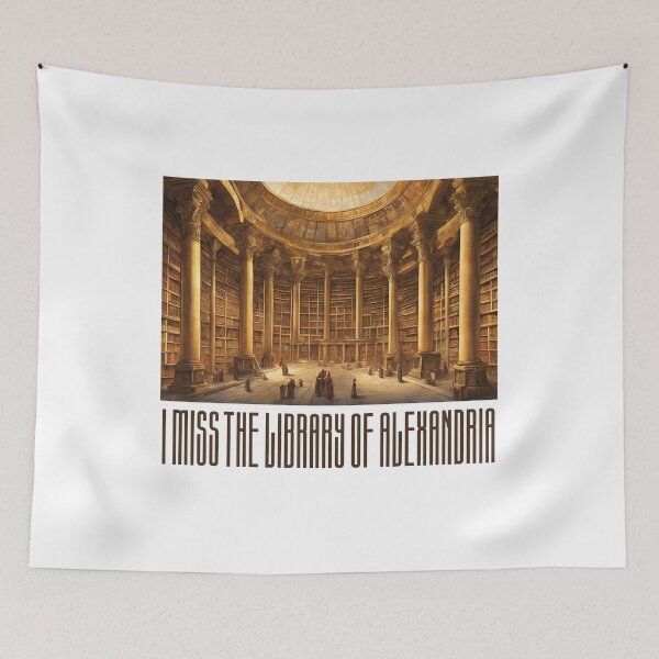 Item preview, I miss the Library of Alexandria designed and sold by Filologica.