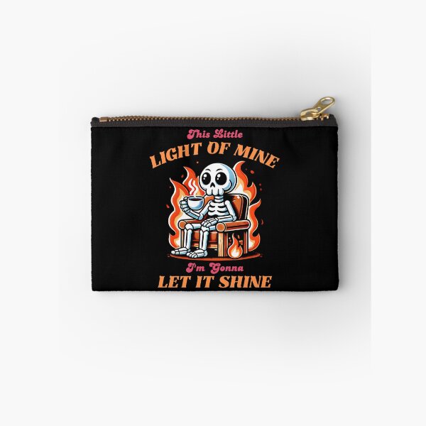 Item preview, Skeleton with Coffee - Funny "This Little Light of Mine" Chaos Meme designed and sold by Kawaii-n-Spice.