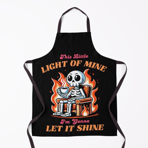 Item preview, Skeleton with Coffee - Funny "This Little Light of Mine" Chaos Meme designed and sold by Kawaii-n-Spice.