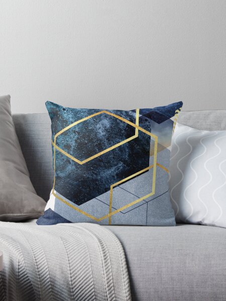 Artikel-Vorschau von Marine und Gold Geo, designt und verkauft von UrbanEpiphany.