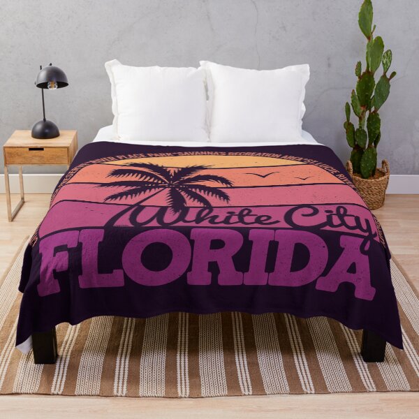 Item preview, White City Florida Retro Sunset Local Pride Logo designed and sold by CRHPOD20.