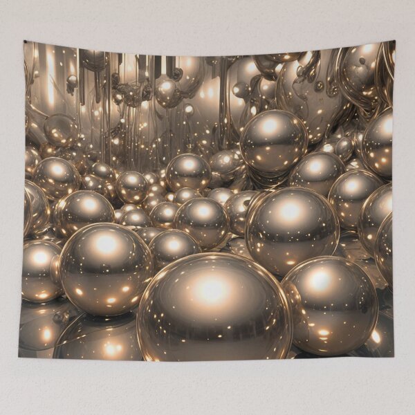 Item preview, 3D Chrome Spheres designed and sold by PhoceaWallpaper.