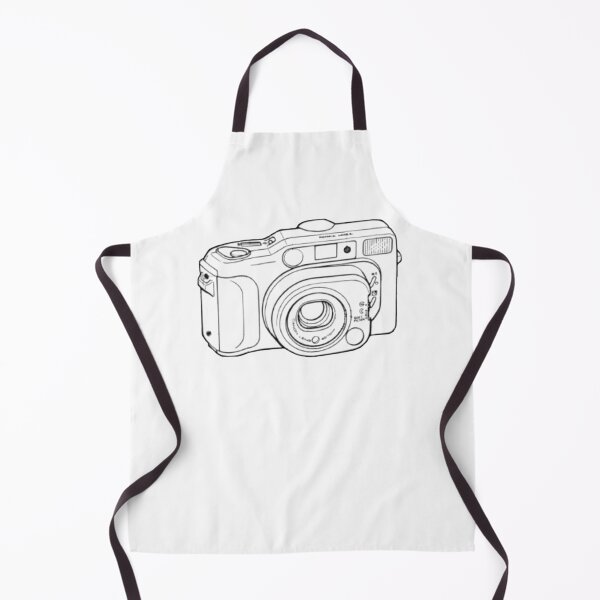 Item preview, Point and Shoot Digital Camera Drawing, Early 2000's Camera 2 designed and sold by Film Camera Nerds.