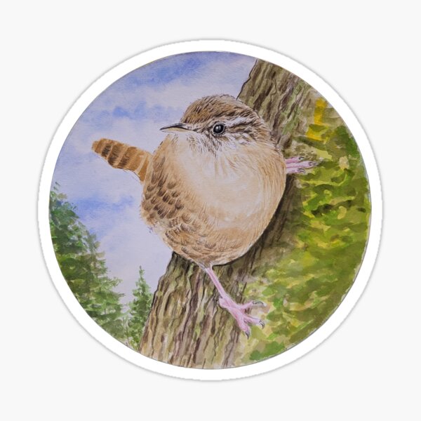 Item preview, Big little Wren designed and sold by ThePaintStation.