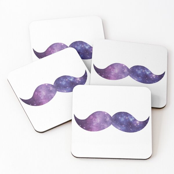 Item preview, Galaxy Mustache designed and sold by Spike The Punch Design Co..