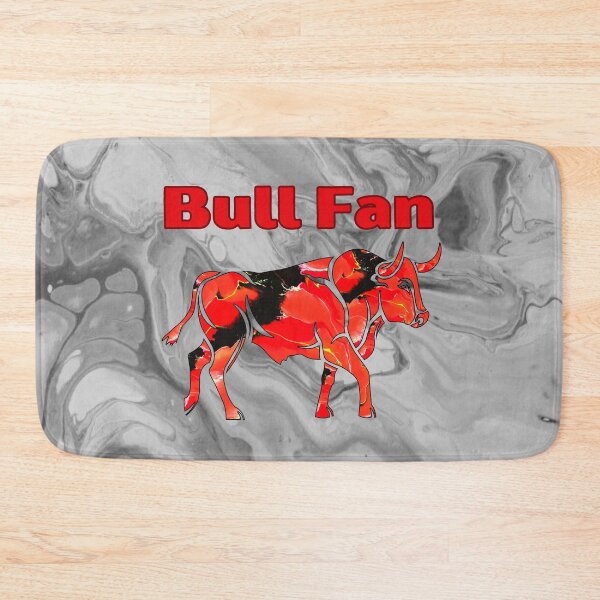 Item preview, Bull Fan - Red & Black + Tomahawk - Team Colors - jdp-01-68-0001 designed and sold by ANomadDesigns.