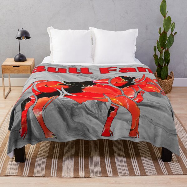 Item preview, Bull Fan - Red & Black + Tomahawk - Team Colors - jdp-01-68-0001 designed and sold by ANomadDesigns.