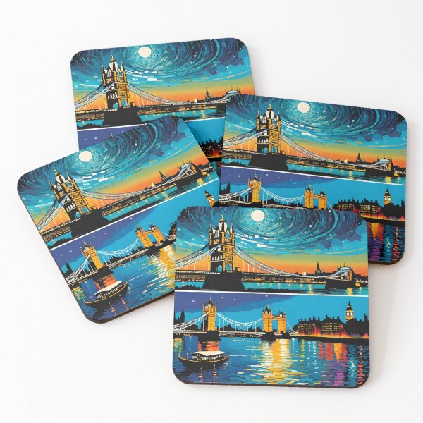 Item preview, Iconic London: Tower Bridge and the River Thames designed and sold by GrizzlyCollective.