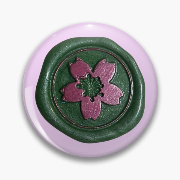Item preview, Wax Seal - Cherry Blossom, green/pink designed and sold by Elinda96.