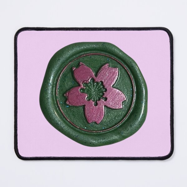 Item preview, Wax Seal - Cherry Blossom, green/pink designed and sold by Elinda96.