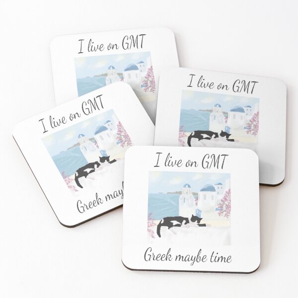 Item preview, I live in GMT greek maybe time designed and sold by LiskoDesign.