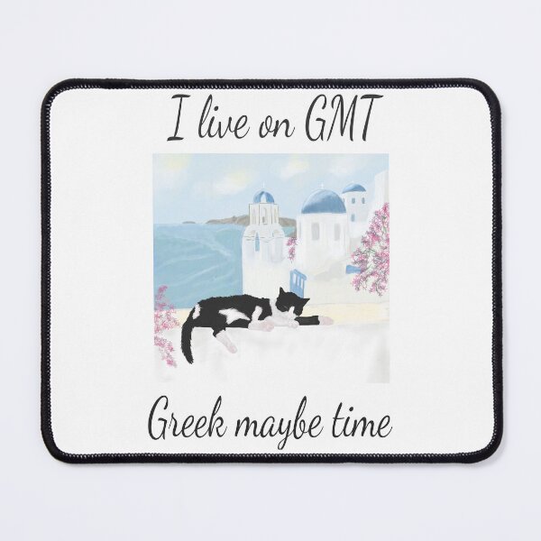 Item preview, I live in GMT greek maybe time designed and sold by LiskoDesign.