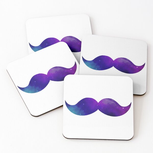 Item preview, Galaxy Mustache designed and sold by Spike The Punch Design Co..