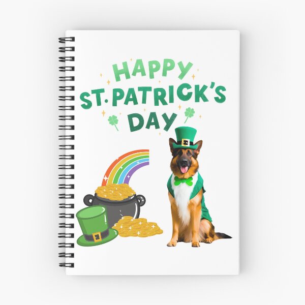 Item preview, Lucky German Shepherd Leprechaun – Happy St. Patrick’s Day Design designed and sold by Fredster1966.