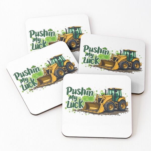 Item preview, Bulldozer Saint Paddys Construction Funny Construction Work designed and sold by ArtFromBeyond.