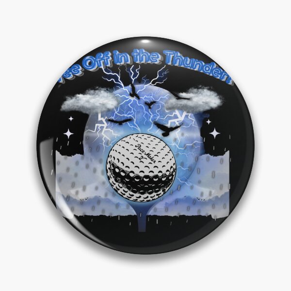 Item preview, Tee Off in the Thunder – Golf Meets the Storm" designed and sold by DiscVenture.