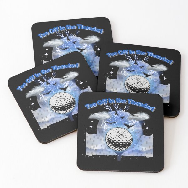 Item preview, Tee Off in the Thunder – Golf Meets the Storm" designed and sold by DiscVenture.