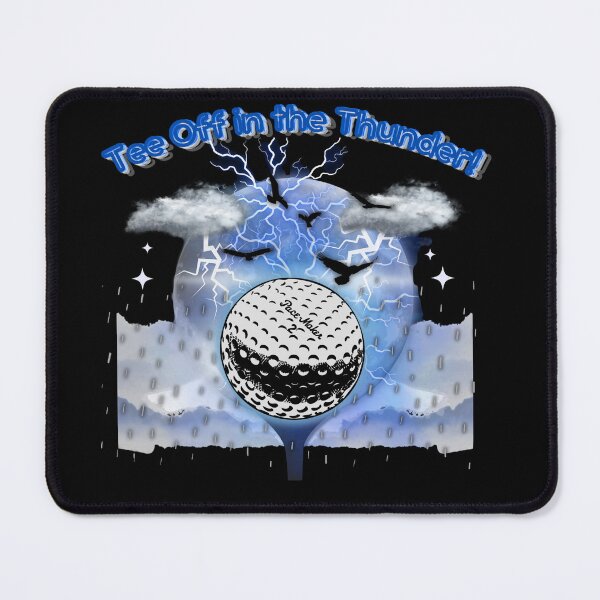 Item preview, Tee Off in the Thunder – Golf Meets the Storm" designed and sold by DiscVenture.