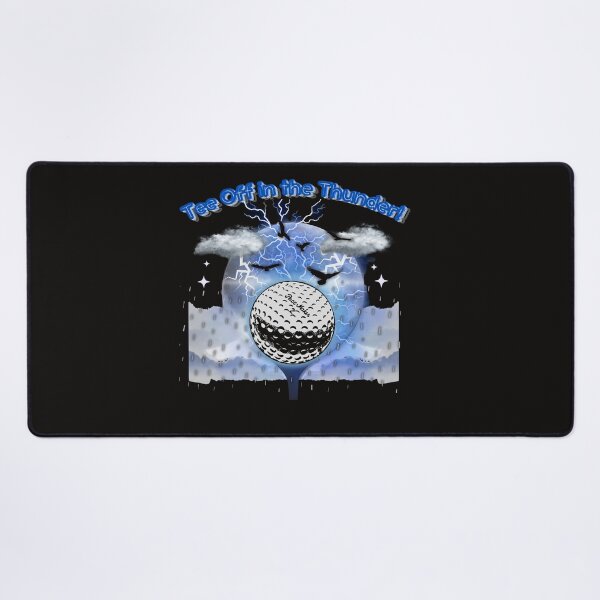 Item preview, Tee Off in the Thunder – Golf Meets the Storm" designed and sold by DiscVenture.
