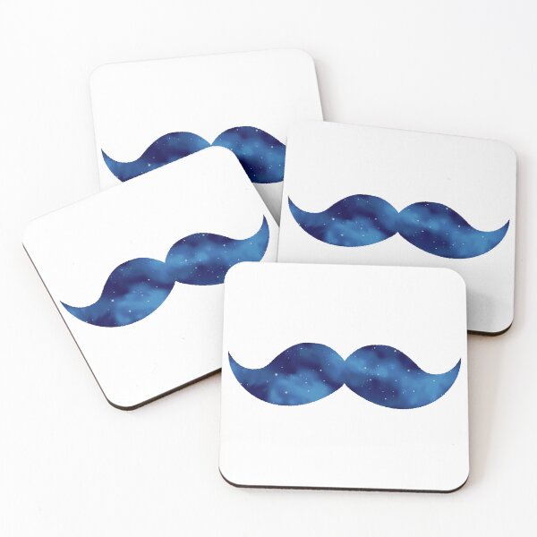 Item preview, Galaxy Mustache designed and sold by Spike The Punch Design Co..