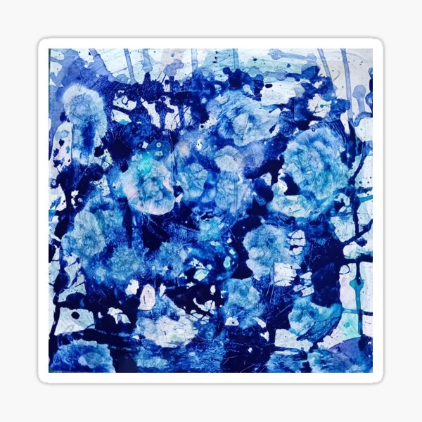 Item preview, Blue Abstract designed and sold by Roxana Parker Art .