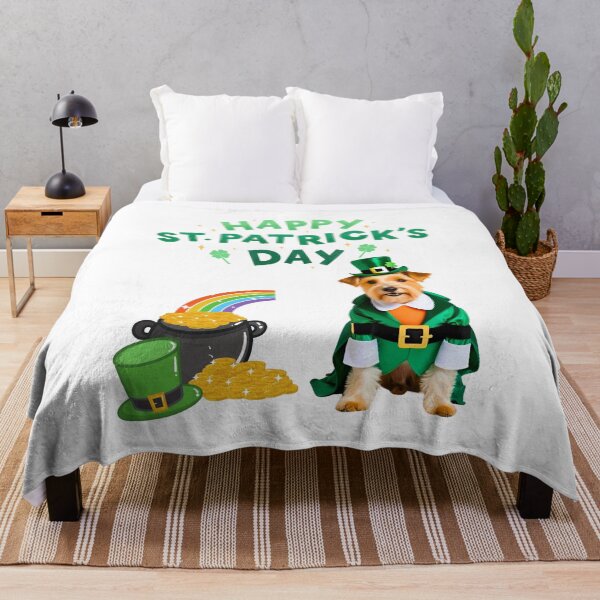 Item preview, Lucky Irish Terrier Leprechaun – Happy St. Patrick’s Day Design designed and sold by Fredster1966.
