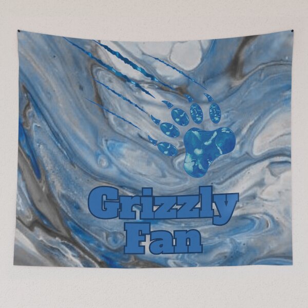 Item preview, Grizzly Fan + Claw - Team Colors - jdp-01-70-0001 designed and sold by ANomadDesigns.