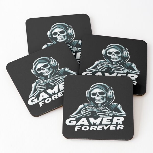 Item preview, Gamer Skeleton "Gamer forever" designed and sold by Club-Satini.