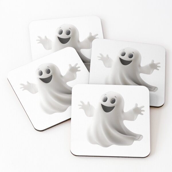 Item preview, Joyful White Ghost designed and sold by Visual-Elixir.