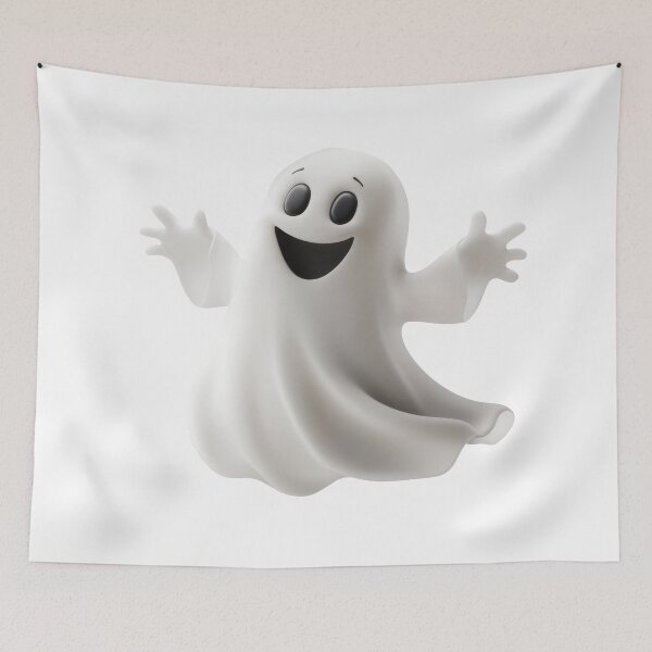 Item preview, Joyful White Ghost designed and sold by Visual-Elixir.