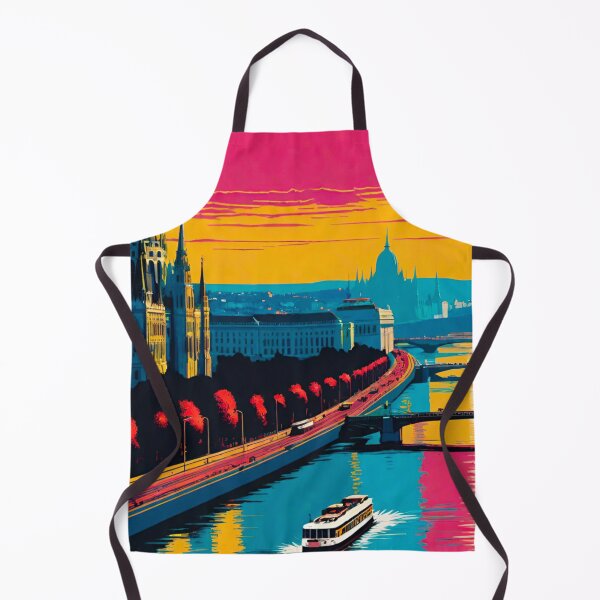 Item preview, Danube River Sunset in Budapest – A Golden Evening designed and sold by GrizzlyCollective.