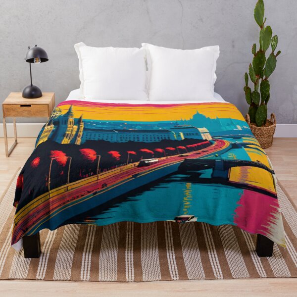Item preview, Danube River Sunset in Budapest – A Golden Evening designed and sold by GrizzlyCollective.
