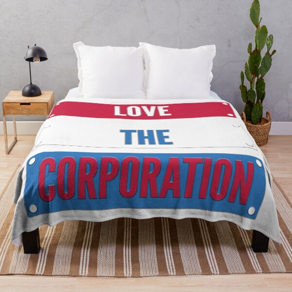 Item preview, Love the Corporation Plates designed and sold by WordyDreams.