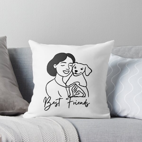 Item preview, Best Friends – Woman & Dog, Pet, Dog Love Gift, Dog Owner designed and sold by holapo.