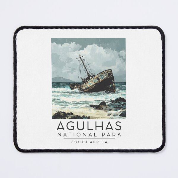 Item preview, A Vintage Illustration of Agulhas National Park - South Africa designed and sold by GoodOldVintage.