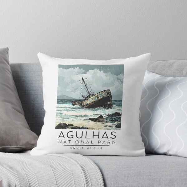 Item preview, A Vintage Illustration of Agulhas National Park - South Africa designed and sold by GoodOldVintage.