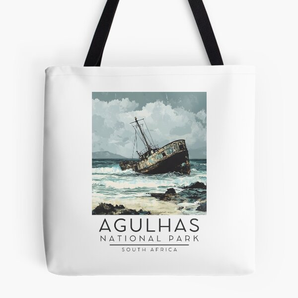 Item preview, A Vintage Illustration of Agulhas National Park - South Africa designed and sold by GoodOldVintage.