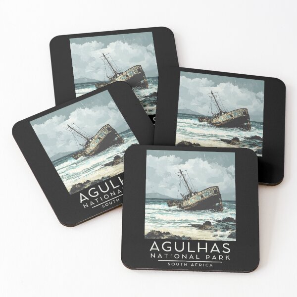 Item preview, A Vintage Illustration of Agulhas National Park - South Africa designed and sold by GoodOldVintage.