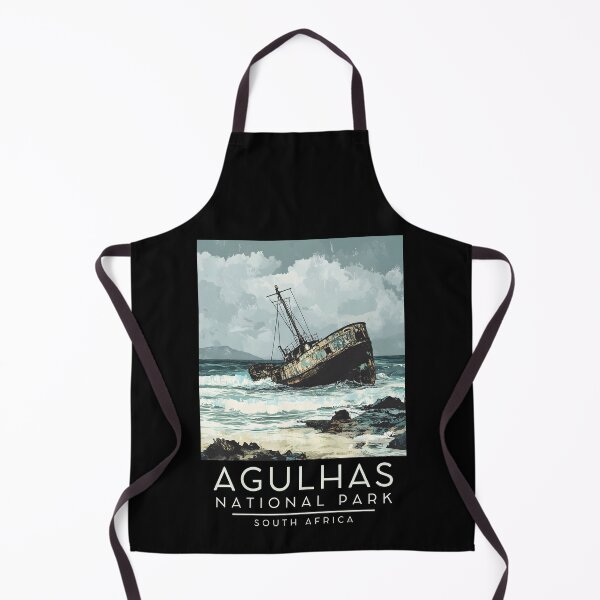 Item preview, A Vintage Illustration of Agulhas National Park - South Africa designed and sold by GoodOldVintage.