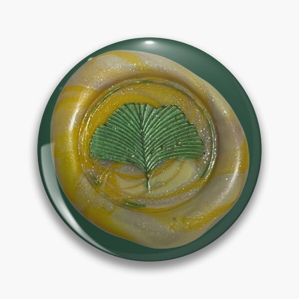 Item preview, Wax Seal - Ginkgo Leaf, yellow/green designed and sold by Elinda96.