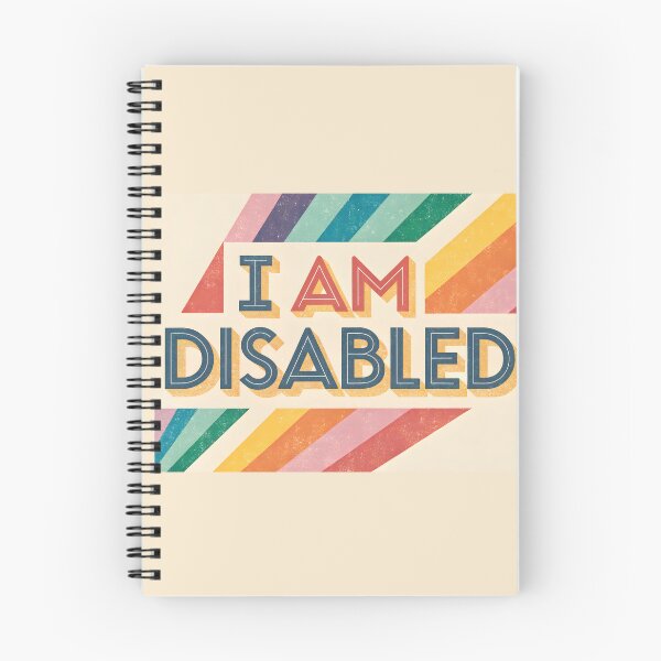 Item preview,  I Am Disabled - Bold & Empowering Retro Typography designed and sold by HoneyNutCrisis.