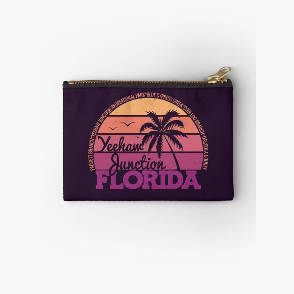 Item preview, Yeehaw Junction Florida Retro Sunset Local Pride Logo designed and sold by CRHPOD20.