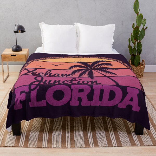 Item preview, Yeehaw Junction Florida Retro Sunset Local Pride Logo designed and sold by CRHPOD20.