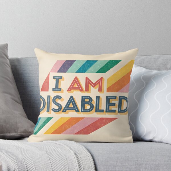 Item preview,  I Am Disabled - Bold & Empowering Retro Typography designed and sold by HoneyNutCrisis.