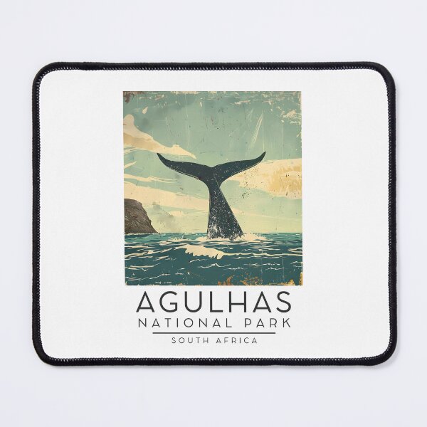 Item preview, A Vintage Illustration of Agulhas National Park - South Africa designed and sold by GoodOldVintage.