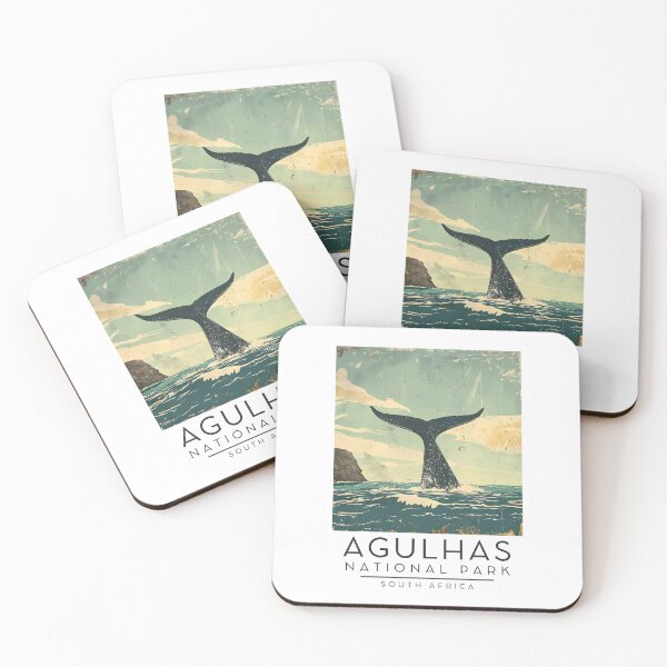 Item preview, A Vintage Illustration of Agulhas National Park - South Africa designed and sold by GoodOldVintage.