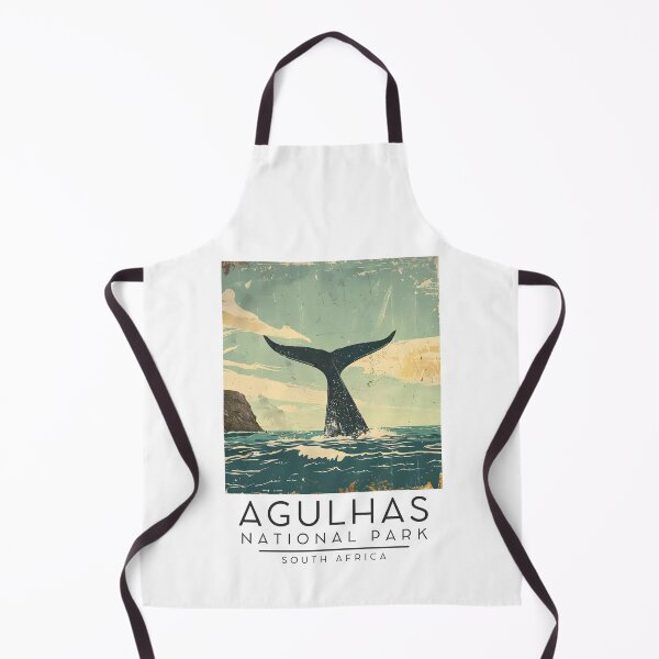 Item preview, A Vintage Illustration of Agulhas National Park - South Africa designed and sold by GoodOldVintage.