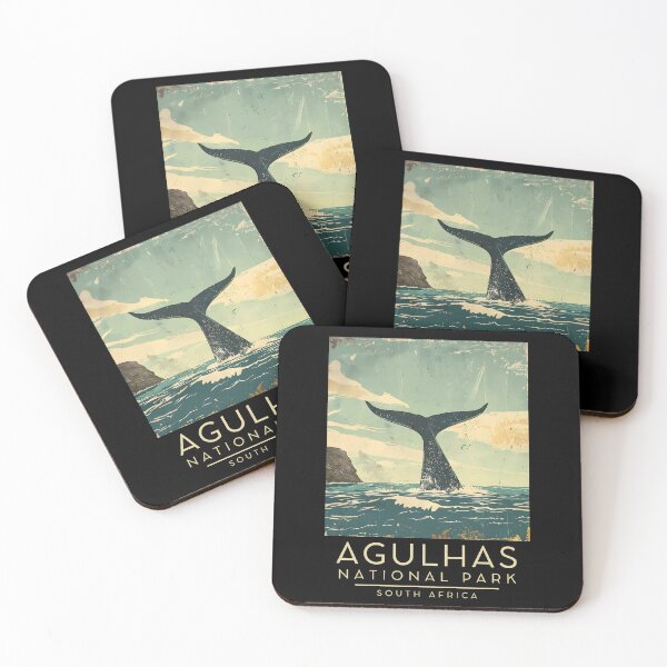 Item preview, A Vintage Illustration of Agulhas National Park - South Africa designed and sold by GoodOldVintage.
